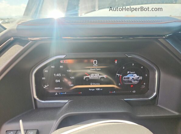 3GTUUEEL2TG136703 2026 GMC SIERRA Черный Вид щитка приборов
