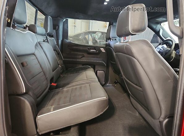 3GTUUFEL7RG110337 2024 GMC SIERRA Maroon Rear seats view