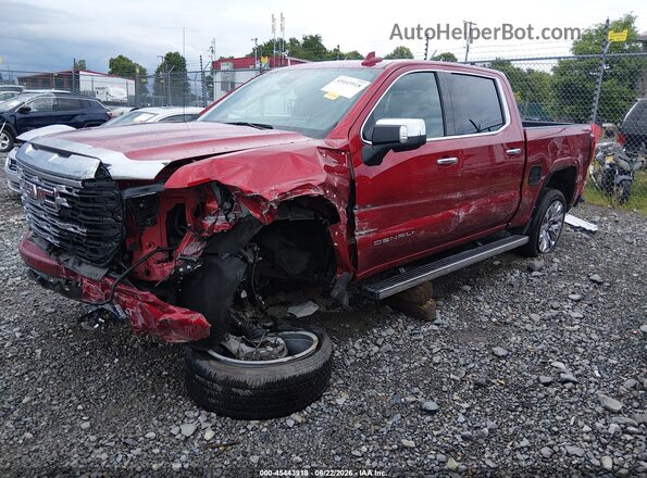 3GTUUGEL6RG402552 2024 GMC SIERRA Red Առջևի ձախ երեք քառորդ տեսարան