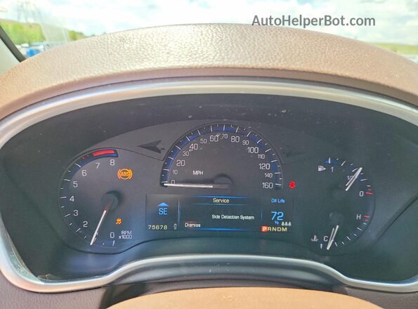 3GYFNBE32GS566278 2016 CADILLAC SRX Tan 