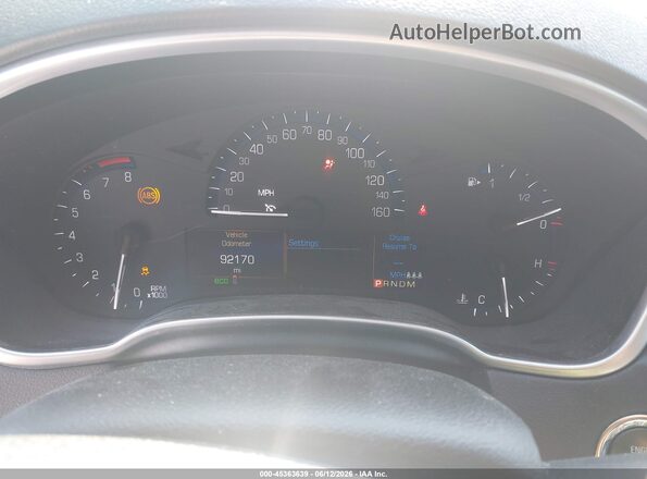 3GYFNBE32GS582691 2016 CADILLAC SRX Burgundy Հետևի նստատեղերի տեսք