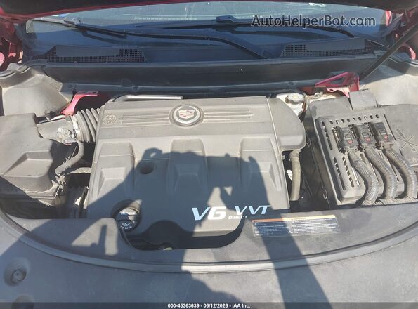 3GYFNBE32GS582691 2016 CADILLAC SRX Burgundy Հետևի տեսք
