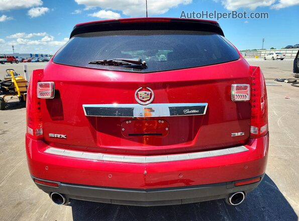 3GYFNBE33GS533502 2016 CADILLAC SRX Red Vista trasera