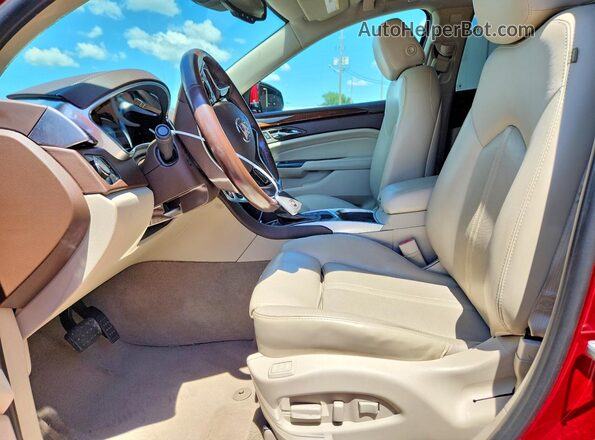 3GYFNBE33GS533502 2016 CADILLAC SRX Red Vista interior delantera