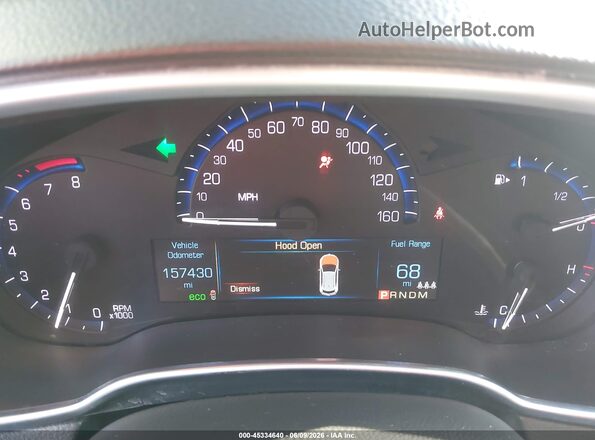3GYFNBE34GS516885 2016 CADILLAC SRX Black Вид задніх сидінь