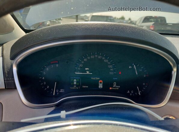 3GYFNBE34GS584636 2016 CADILLAC SRX Silver Instrument cluster view