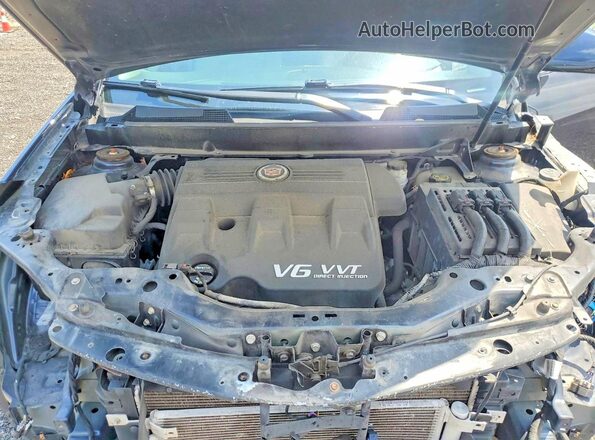 3GYFNBE38GS586258 2016 CADILLAC SRX Blue Widok komory silnika