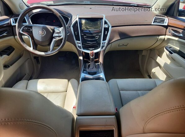 3GYFNCE32GS510489 2016 CADILLAC SRX Красный Вид панели приборов
