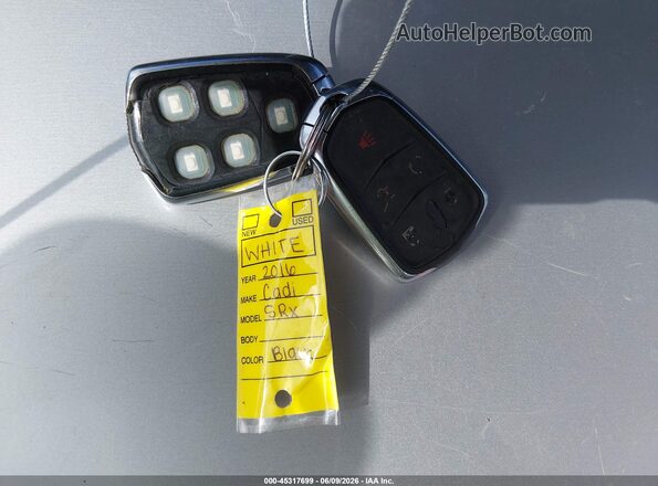 3GYFNCE38GS567389 2016 CADILLAC SRX Gray 