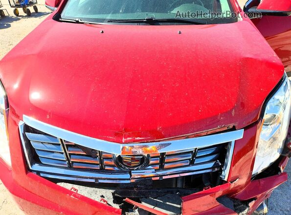 3GYFNCE3XGS563120 2016 CADILLAC SRX Burgundy Vista del compartimento del motor