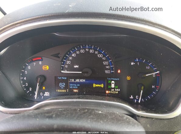 3GYFNEE38GS587895 2016 CADILLAC SRX Black Вид задніх сидінь