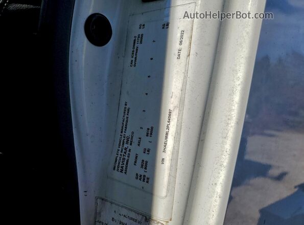 3HAEUMML2PL645697 2023 INTERNATIONAL MV607 White Вид підкапотного простору