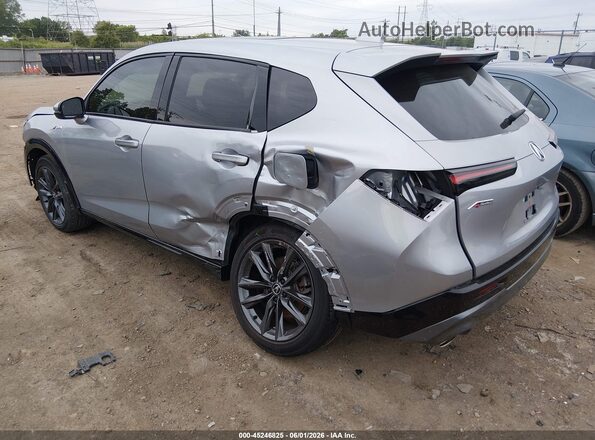 3HDSA1H52SM700046 2025 ACURA ADX Silver Trasero izquierdo
