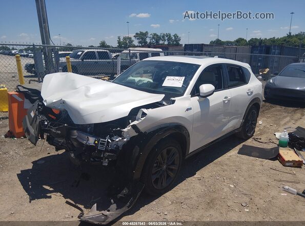 3HDSA1H59SM702585 2025 ACURA ADX White წინა მარცხენა ხედი სამი მეოთხედიდან