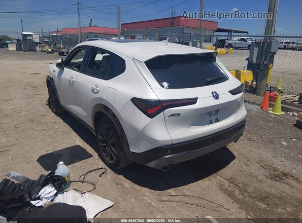 3HDSA1H59SM702585 2025 ACURA ADX White უკანა მარცხენა