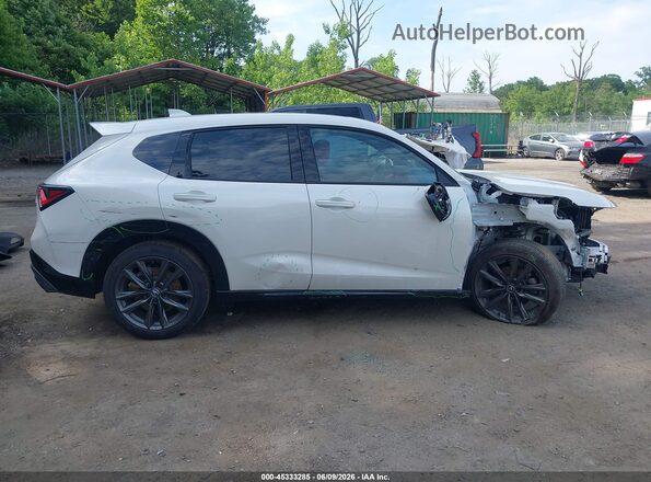 3HDSA1H5XSM701297 2025 ACURA ADX White Вид задньої частини салону