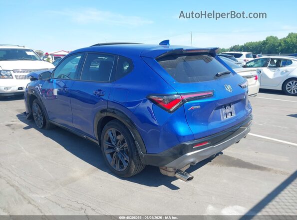 3HDSA2H55SM703917 2025 ACURA ADX Blue უკანა მარცხენა