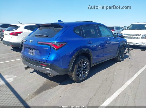 3HDSA2H55SM703917 2025 ACURA ADX Blue უკანა მარჯვენა