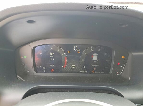 3HDSA2H56SM712125 2025 ACURA ADX Red ხელსაწყოთა პანელის ხედი