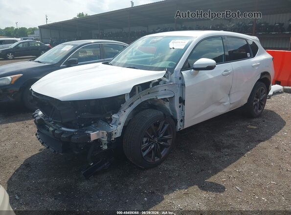 3HDSA2H56SM714828 2025 ACURA ADX White Vista tres cuartos delantera izquierda