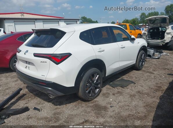 3HDSA2H56SM714828 2025 ACURA ADX White Trasero derecho