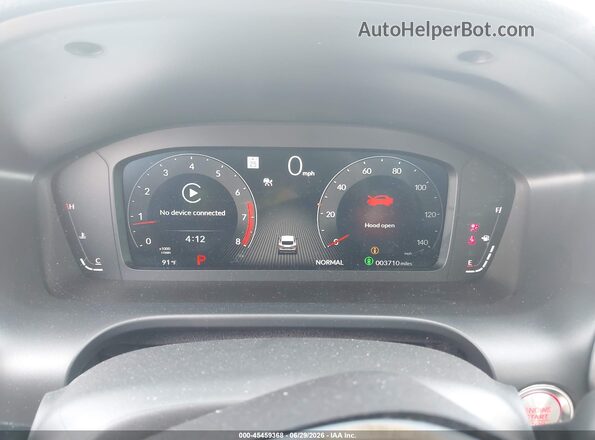 3HDSA2H56SM714828 2025 ACURA ADX White Vista de los asientos traseros