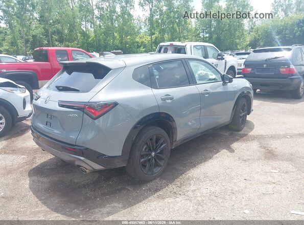 3HDSA2H72SM703875 2025 ACURA ADX Gray უკანა მარჯვენა