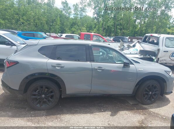 3HDSA2H72SM703875 2025 ACURA ADX Gray უკანა სალონის ხედი