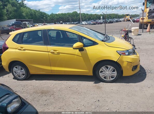 3HGGK5G45JM712146 2018 HONDA FIT Yellow უკანა სალონის ხედი