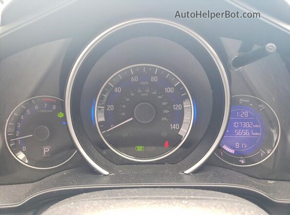 3HGGK5H40LM704831 2020 HONDA FIT White ხელსაწყოთა პანელის ხედი