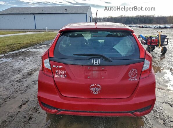 3HGGK5H40LM712279 2020 HONDA FIT Red Vista trasera