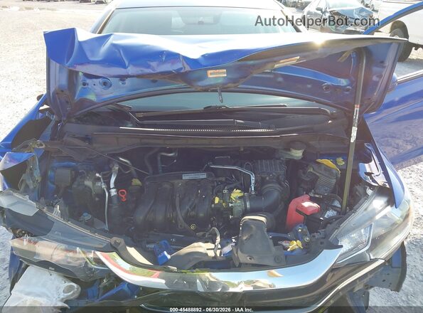3HGGK5H41KM711186 2019 HONDA FIT Blue Вид ззаду