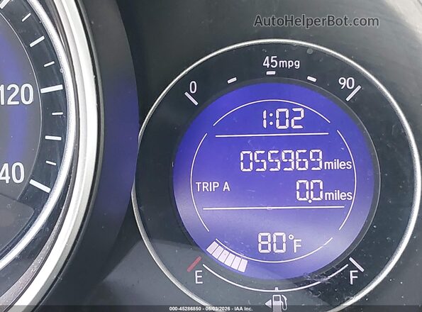 3HGGK5H41KM748027 2019 HONDA FIT White Հետևի նստատեղերի տեսք