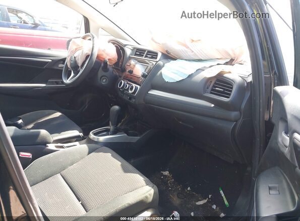 3HGGK5H42KM737151 2019 HONDA FIT Black წინა სალონის ხედი