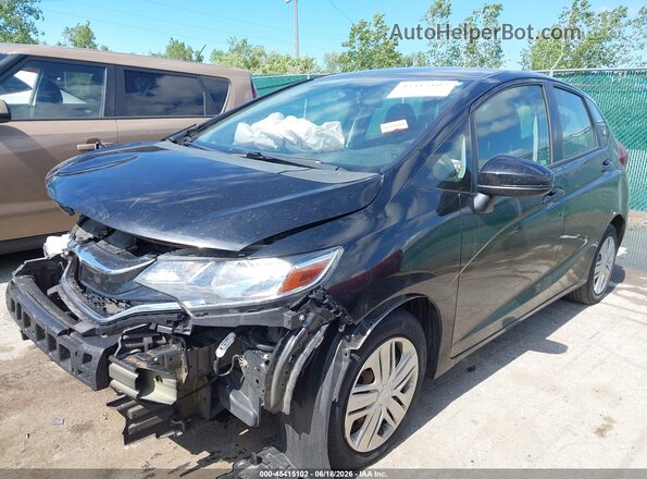 3HGGK5H42KM737151 2019 HONDA FIT Black წინა მარცხენა ხედი სამი მეოთხედიდან