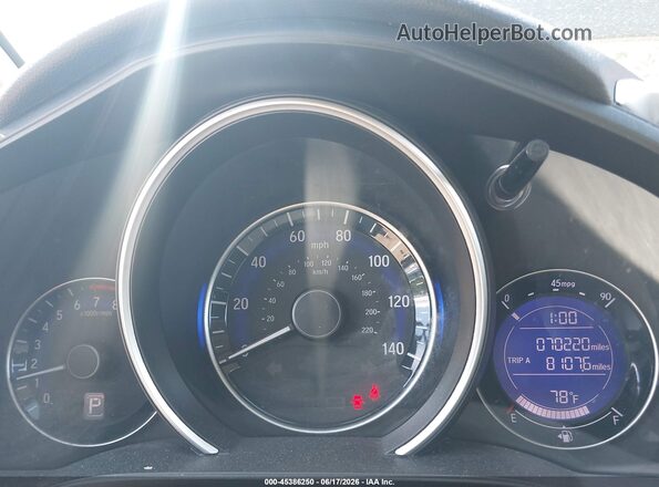 3HGGK5H43LM700580 2020 HONDA FIT Синий Вид задних сидений