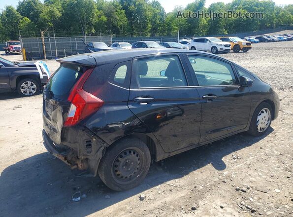 3HGGK5H44JM735352 2018 HONDA FIT Черный Задняя правая четверть