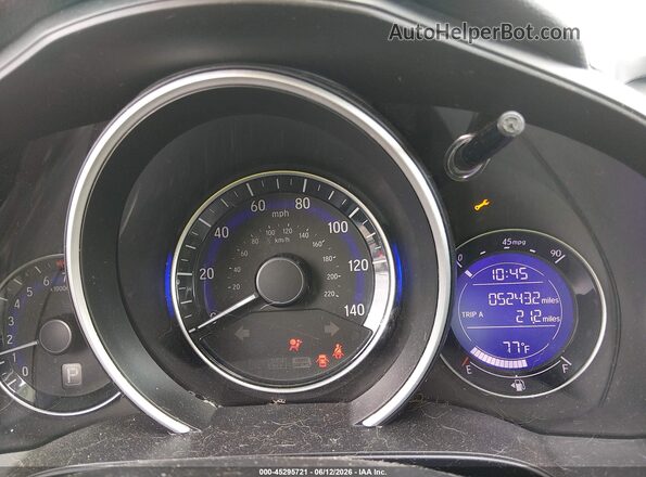 3HGGK5H44KM743565 2019 HONDA FIT White უკანა სავარძლების ხედი