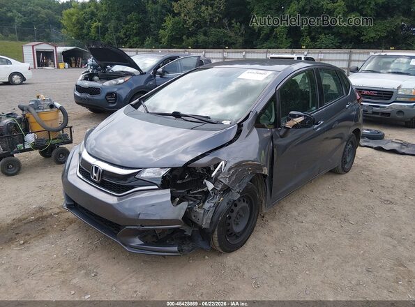 3HGGK5H45KM713314 2019 HONDA FIT Серебряный Передняя левая четверть