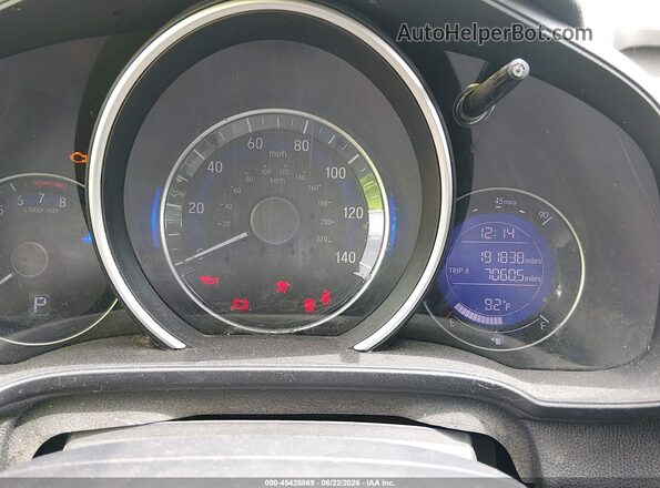 3HGGK5H45KM713314 2019 HONDA FIT Серебряный Вид задних сидений