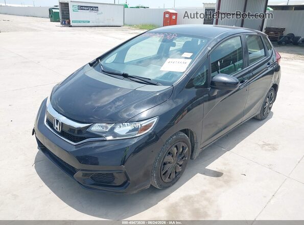 3HGGK5H45KM723065 2019 HONDA FIT Black წინა მარცხენა ხედი სამი მეოთხედიდან