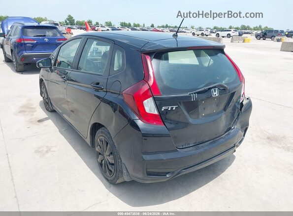 3HGGK5H45KM723065 2019 HONDA FIT Black უკანა მარცხენა