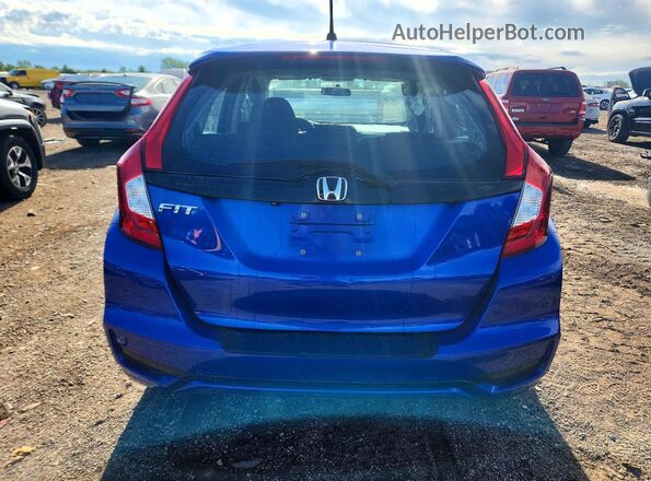 3HGGK5H45KM742960 2019 HONDA FIT Blue Հետևի տեսք