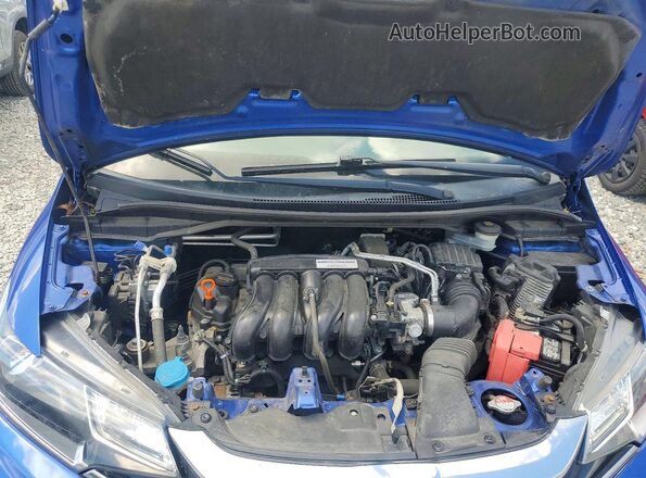3HGGK5H46JM712297 2018 HONDA FIT Blue Widok wnętrza z tyłu
