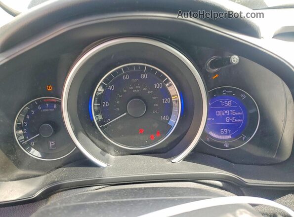 3HGGK5H47KM716098 2019 HONDA FIT Silver ხელსაწყოთა პანელის ხედი