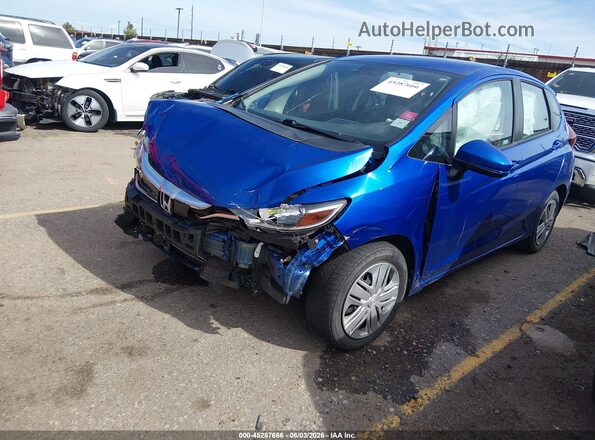 3HGGK5H47LM700131 2020 HONDA FIT Blue Առջևի ձախ երեք քառորդ տեսարան