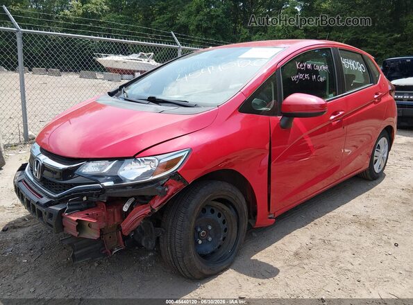3HGGK5H48KM738577 2019 HONDA FIT Red Front left