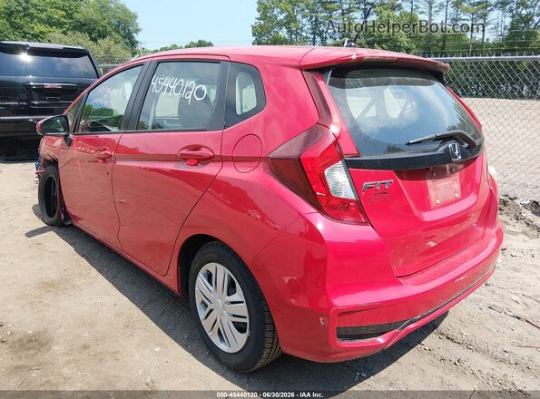 3HGGK5H48KM738577 2019 HONDA FIT Red Rear left
