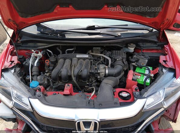 3HGGK5H48KM738577 2019 HONDA FIT Red Rear view