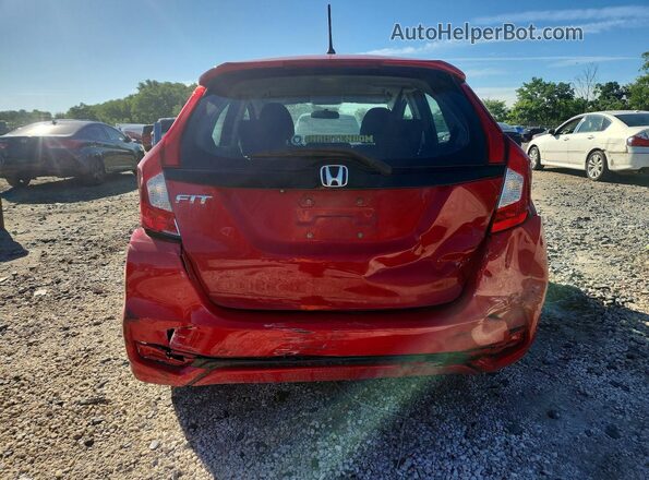 3HGGK5H49JM724539 2018 HONDA FIT Red Հետևի տեսք